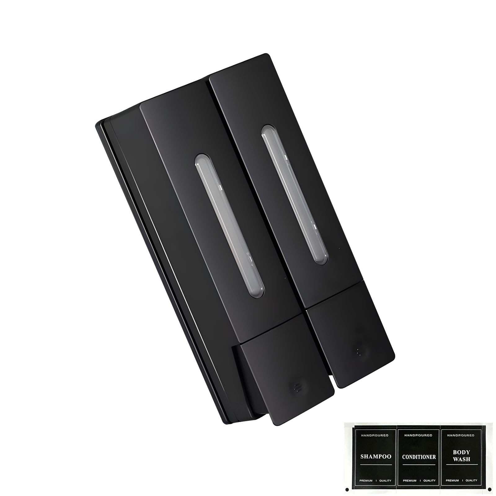 2PCS Shower Soap Dispenser Wall Mounted Easy Setup Large Capacity 800ml for Bathroom and Hotel Hotel Bathroom Accessories