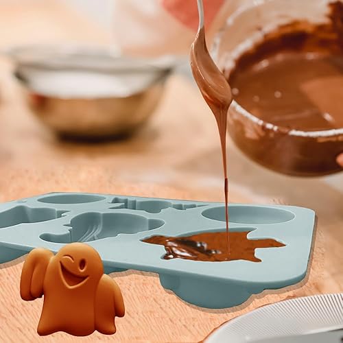 Miniatura 9 de Moldes de silicona 3D para cerebro humano, paquete de 2 moldes de silicona realistas con forma de órgano de Halloween para dulces, chocolate, pudín