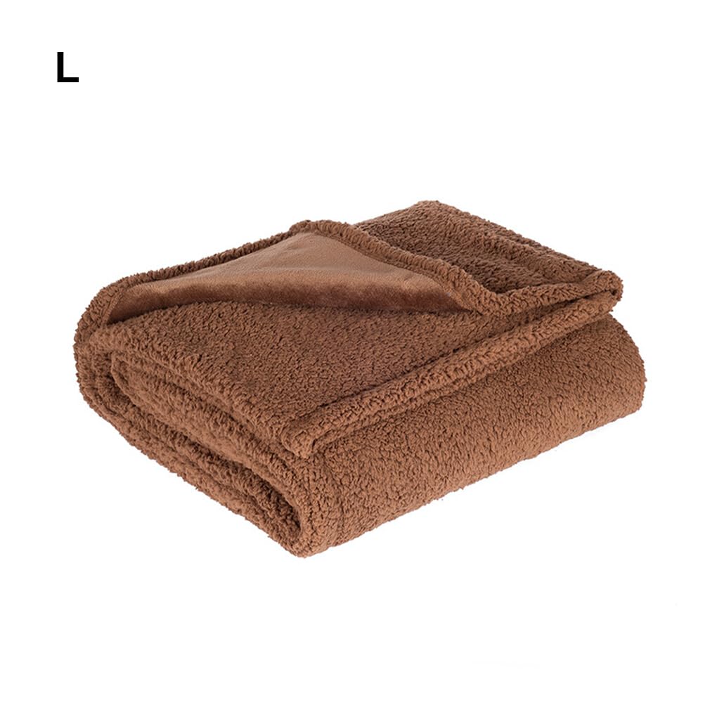 Práctica Manta Impermeable para Mascotas, Amplia aplicación, protección de Muebles, Manta Impermeable para Perros, Manta para Gato, Tela, Café L
