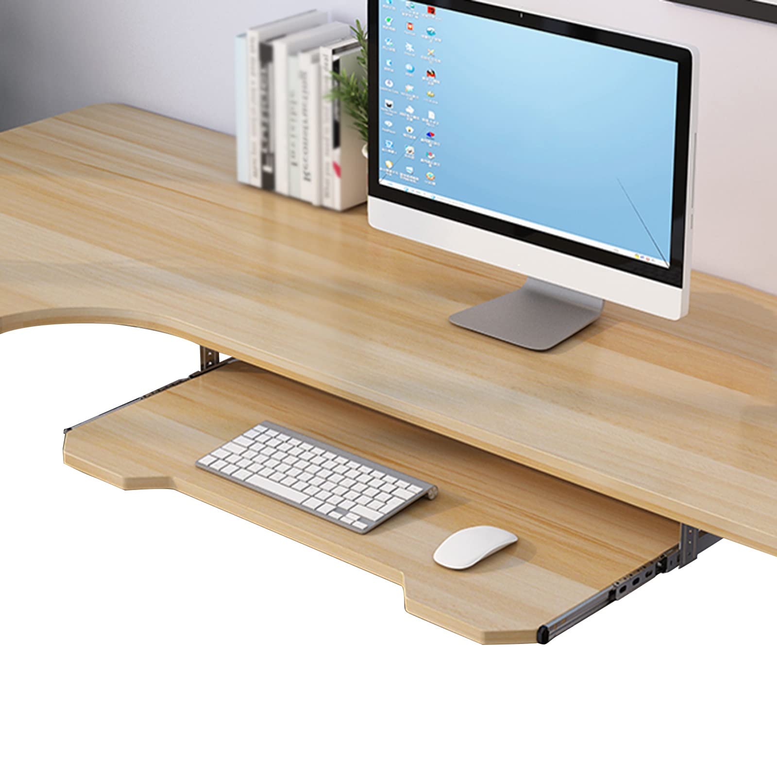 Rallonge De Bureau Ergonomique Pliable - Plateau De Clavier - Extension De Plate-forme De Clavier Pour Bureau