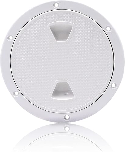 BBH Tapa redonda antideslizante para barco marino de 4 pulgadas6 pulgadas8 pulgadas, con cala desmontable