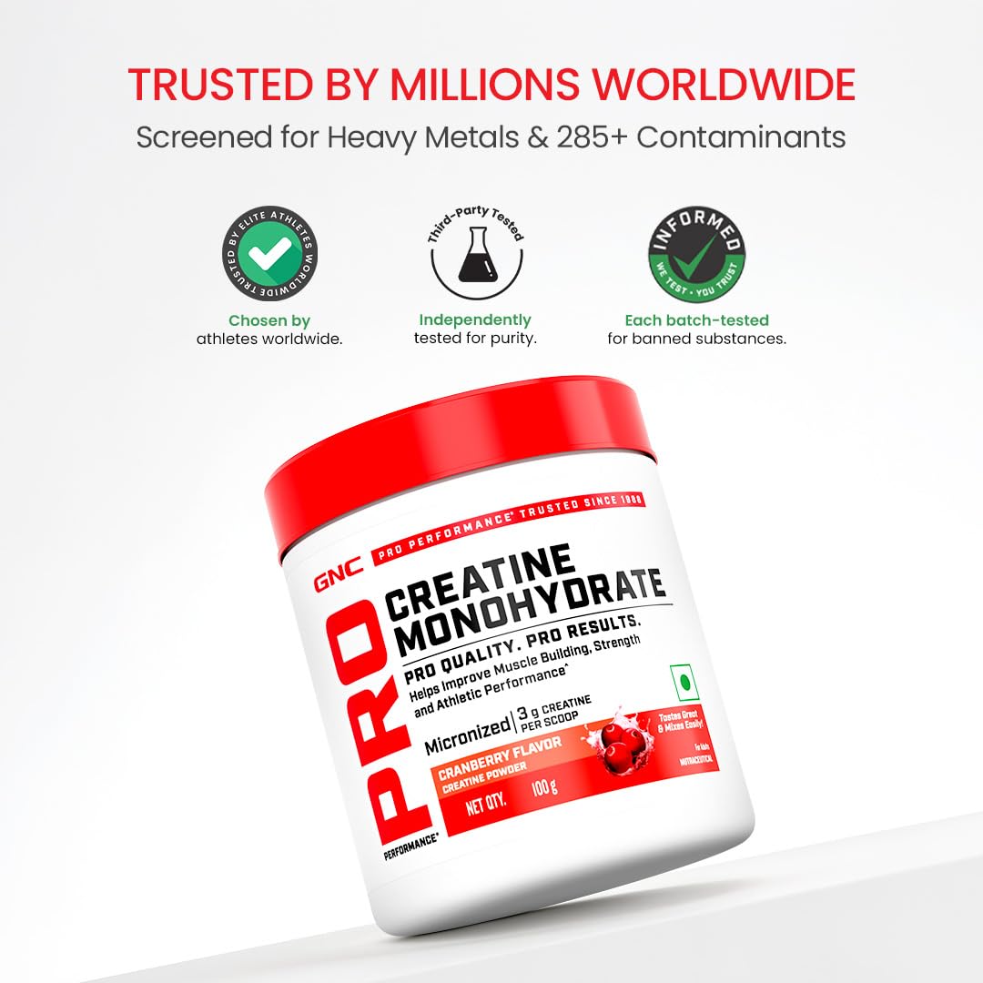 GNC Creatine Monohydrate PRO Performance Powder | 3g, Micronized | 50g — Amazon image 3