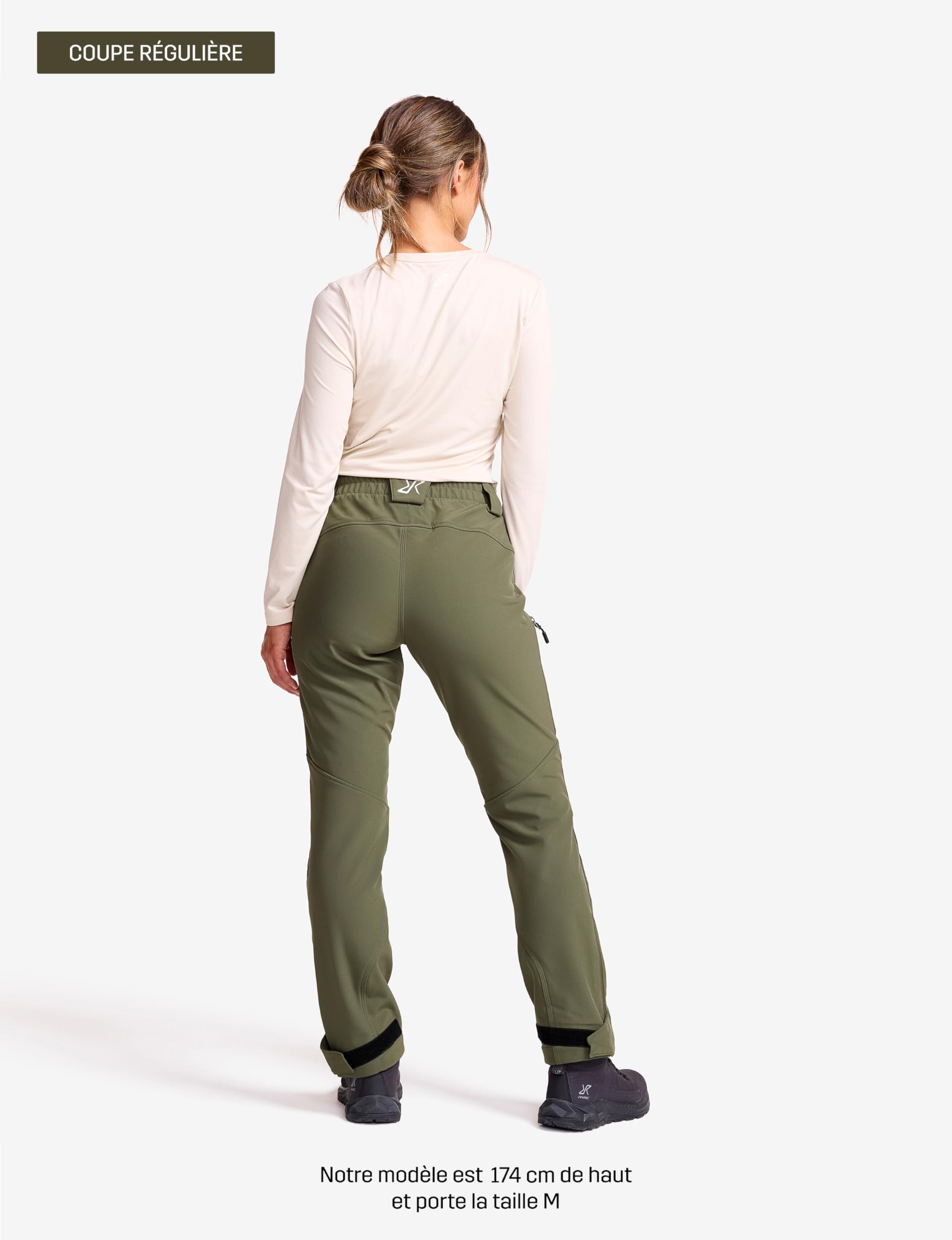 RevolutionRace Hiball Softshell Pants pour Femme, Pantalon d'extérieur pour la Randonnée