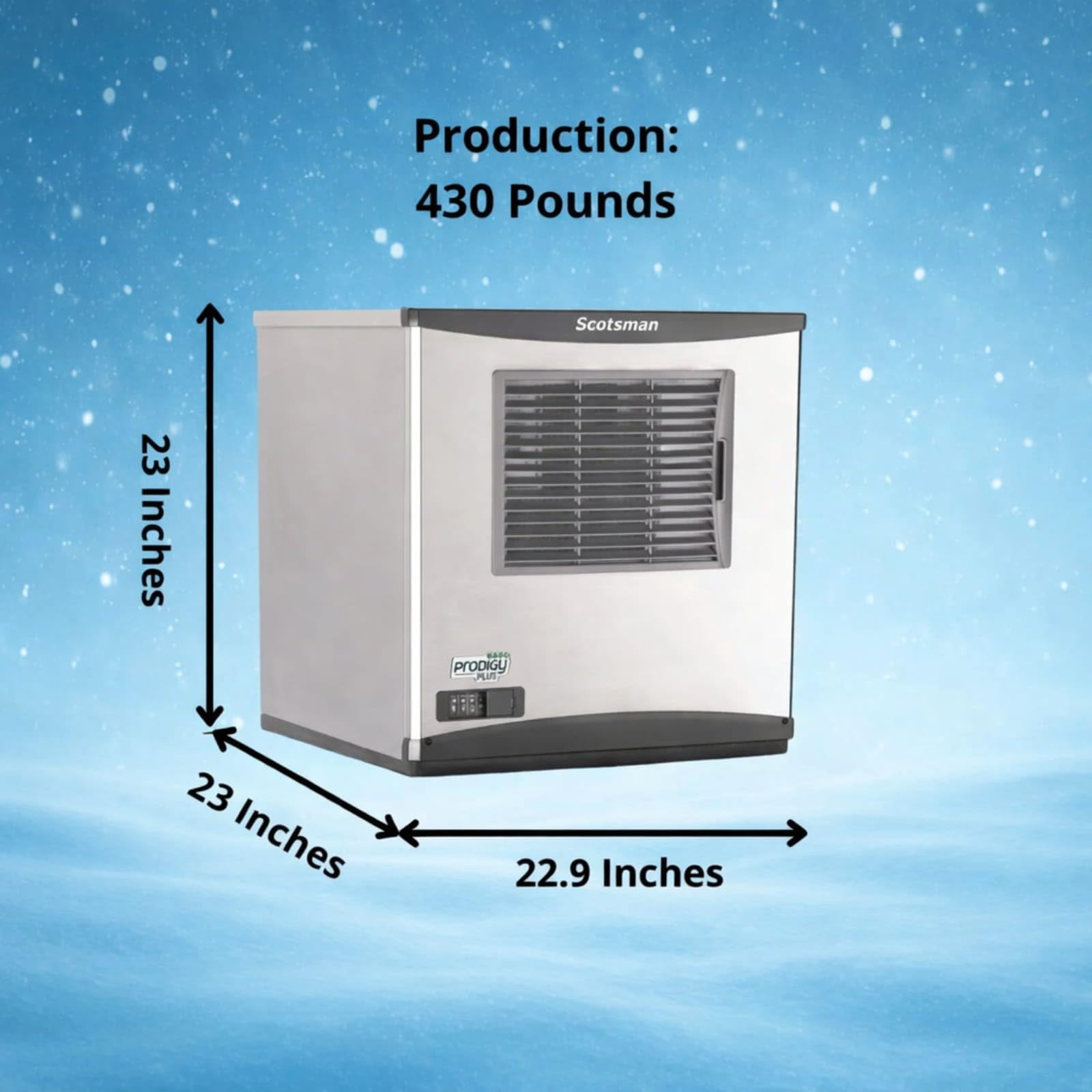 Scotsman Prodigy Plus Nugget 22" Ice Maker - 430 Lb/Day on Fridge.com - View 3