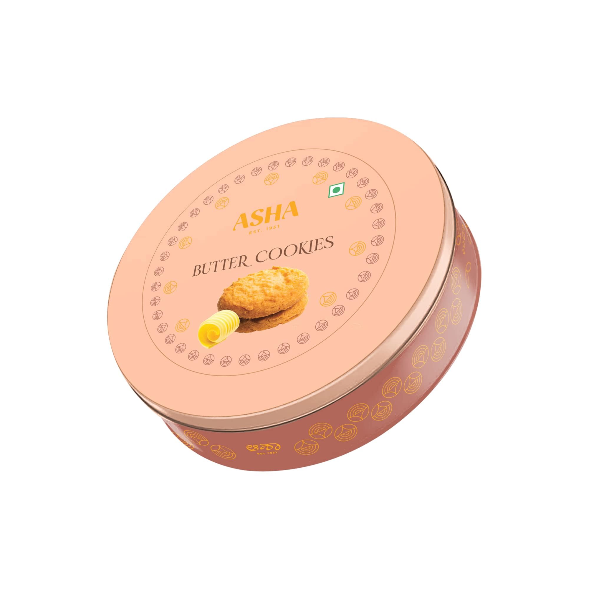 ASHA SWEETS Premium Handmade Butter Cookies 200g-Pack of 4|Healthy & Tasty Biscuit Treat for Kids & Guest|No Preservatives|Deliciously Fresh & Crunchy Best Cookies Gift hamper box for Friends & Family