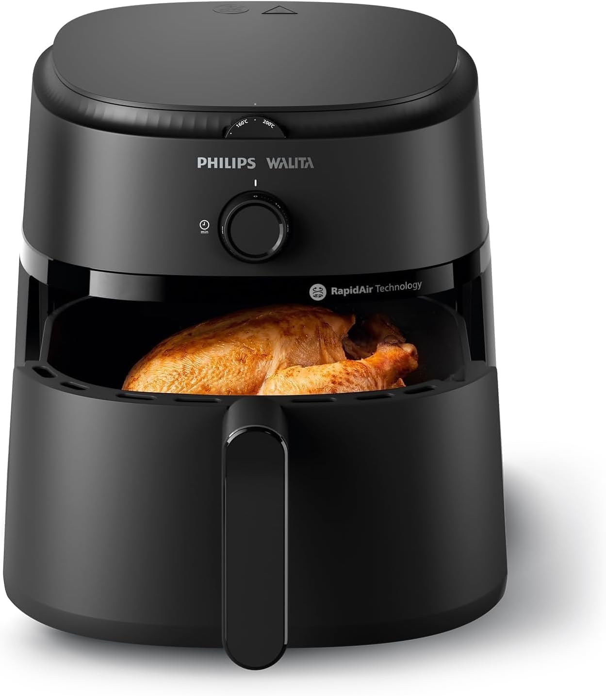 Fritadeira Airfryer Série 1000 XL, Philips Walita, 6,2 litros, Tecnologia RapidAir, Preta, 2 anos de garantia, 110v - NA130/00