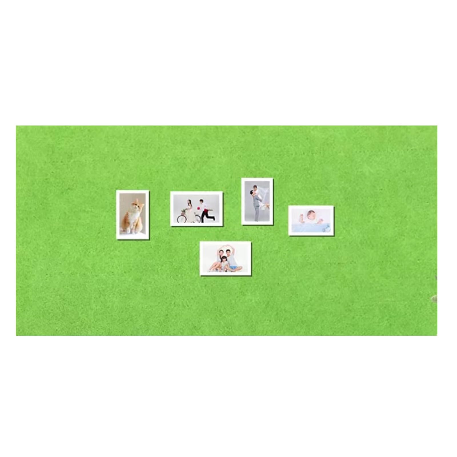 Bacheca in feltro da parete, bacheca promemoria con puntine, lavagna adesiva decorativa per ufficio, camera da letto, grigio chiaro, 60 cm x 120 cm