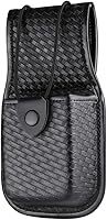 Vista 1 de ROCOTACTICAL Basketweave Radio Pouch, Universal Radio Holder Pouch for Law Enforcement Duty Belt