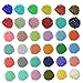 36 Colors Diamond Painting Accessories Replacement Round Diamonds with Adjustable 36 Grids Diamond Storage Boxes and 617 Pieces Marker Label for Missing Drills of 5D Diamond Painting Kits