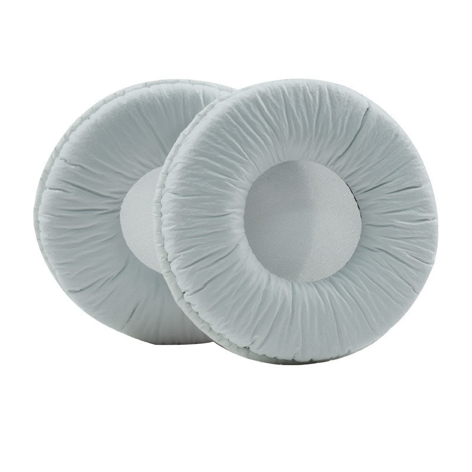 MDR-V55 Earpads Replacement Protein Wrinkle PU Ear Pads Cushions Cover Repair Parts Compatible with Sony MDR-V55 V500DJ, Somic E95, MDR-V500 Headphones (Wrinkle/White)