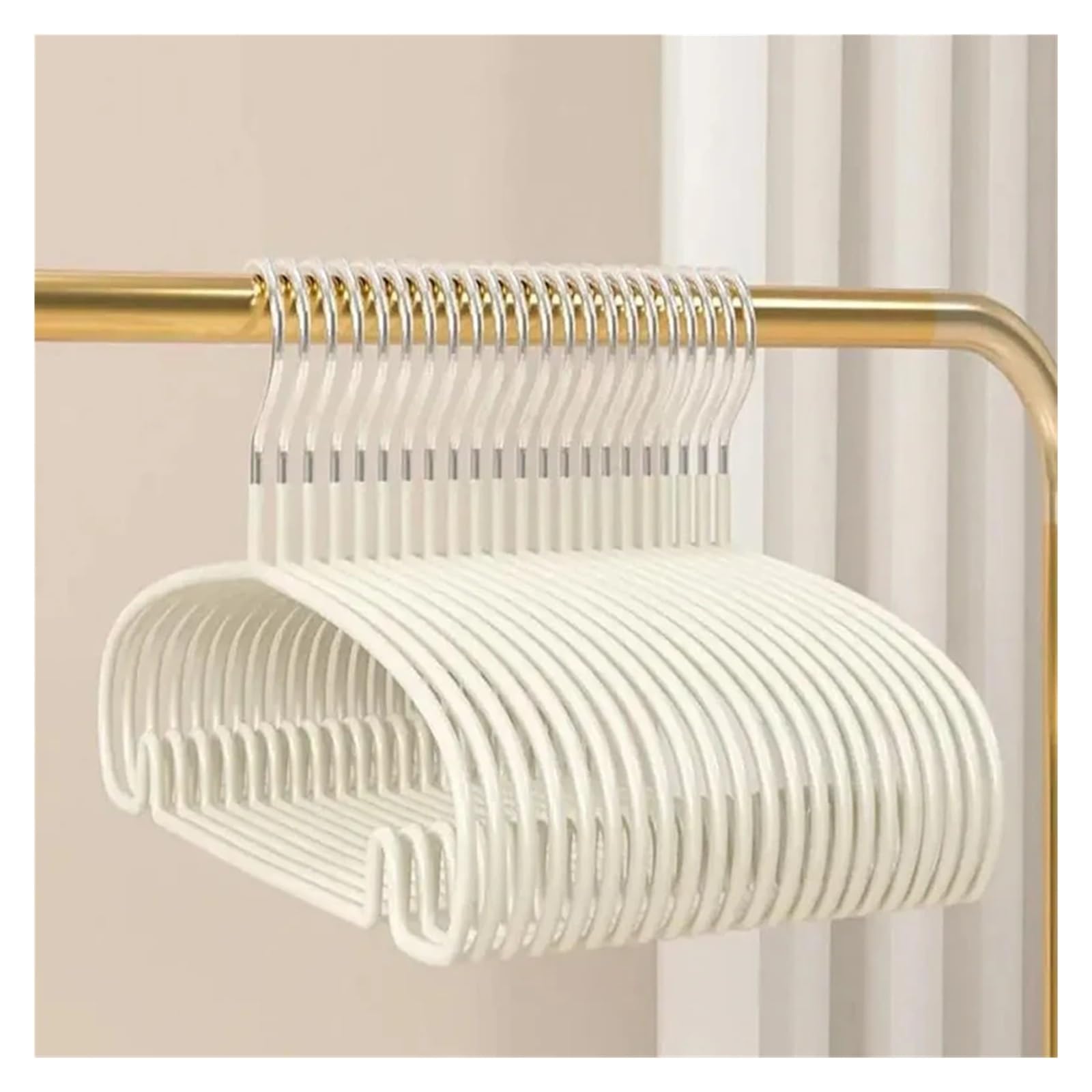 KFGISD, 10PCS Simple Clothes Hanger Non Slip Dormitory Household Clothes Hanging to Prevent Clothes Deformation Clothes Storage ，Hangers