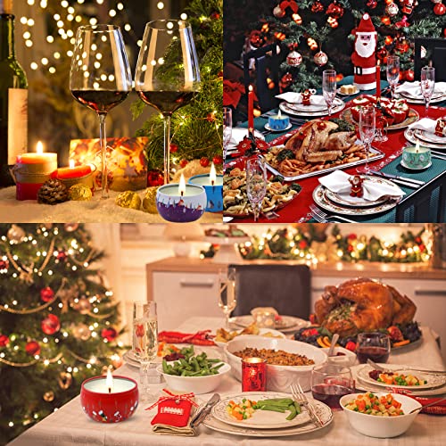 TEPENAR Christmas Scented Candles Set for Women | 8 Pack 2.5 Oz Aromatherapy Candles Gift Set for Anxiety and Stress, Natural Soy Wax Portable Candle for Xmas,Birthday,Thanksgiving,Mother's Day - Image 5