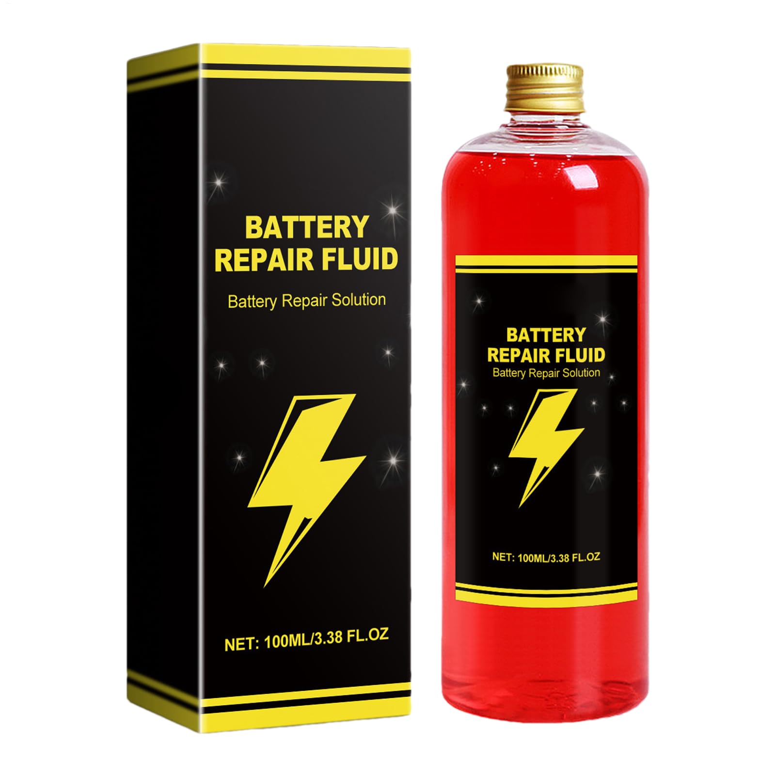 Liquide de réparation de Batterie de Voiture - Réparation de Batterie sûre et - Longue durée de Vie - - pour Voitures de Golf - Universel - 100 ML