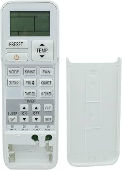 Telecomando Universale WH TA11PE Per Condizionatore Hitachi - Compatibile Con Serie RAS 10G2KVP, 13G2KVP, 16G2KVP, 18E2KVSG, 22E2KVSG, 24E2KVSG
