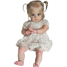 Realistic 21" Solid Girl Baby Doll Realistic kids toy Made of soft silicone Movable hands and feet. Collectible Item