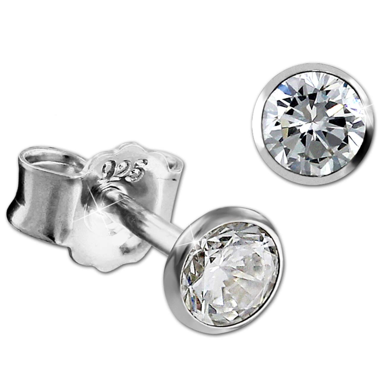 SilberDream D3SDO357M - Orecchini da donna in argento e
