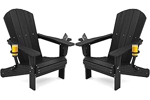SERWALL HDPE Folding Clearance Adirondack Chairs