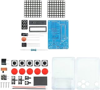 4つの古典的なゲームを備えたはんだ付けゲームキット, スクエアドットグリーンリグ | 教育、 学習、 ファミリーエンターテイメント、 高校のプロジェクトトレーニング用の電子はんだ付けキット
