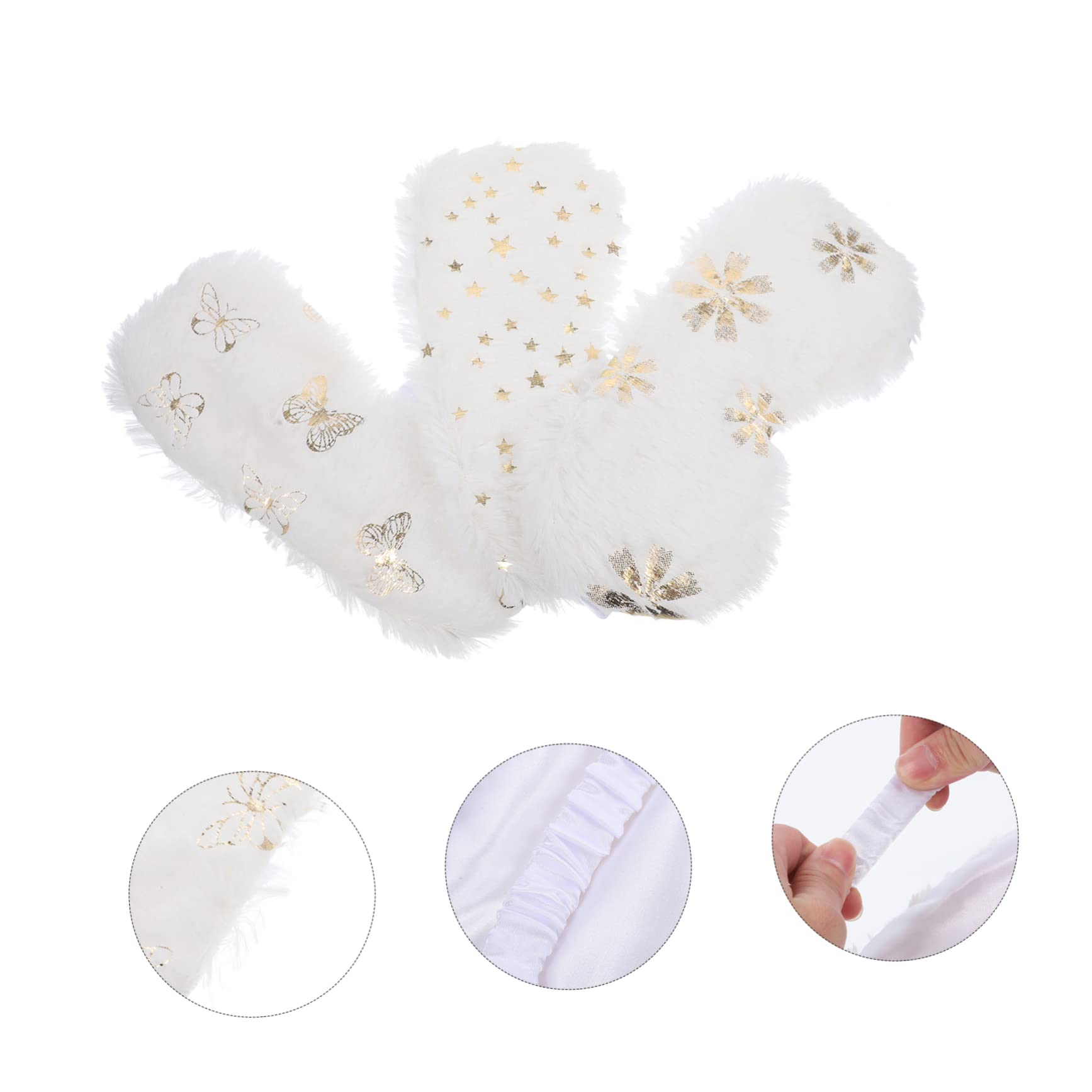 Beavorty 12 Piezas antifaz de peluche de ojos de felpa antifaz para dormir para niños sleep mask sleeping mask máscara para dormir cómodas máscaras para los ojos