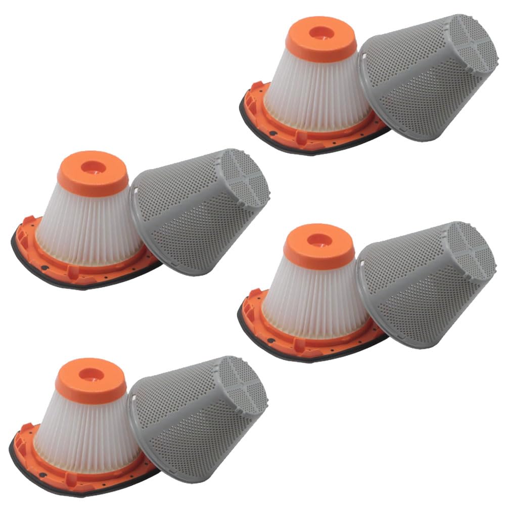 4 PCS N900287 HEPA Filter Replacement for BLACK+DECKER 20V MAX POWERCONNECT Handheld Vacuum Models BCHV001C1 & BCHV001D1 & BCHV001B, Also Fit for CRAFTSMAN V20 Cordless Hand Vac