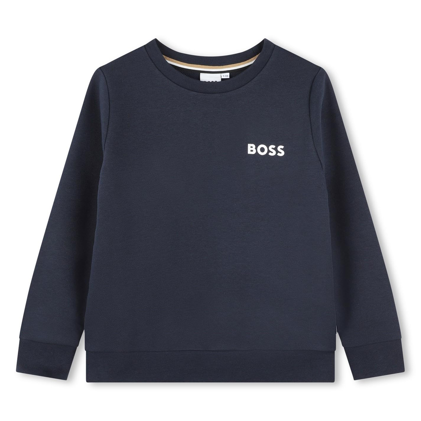 BOSS Boys Sweatshirt Navy 8 Years