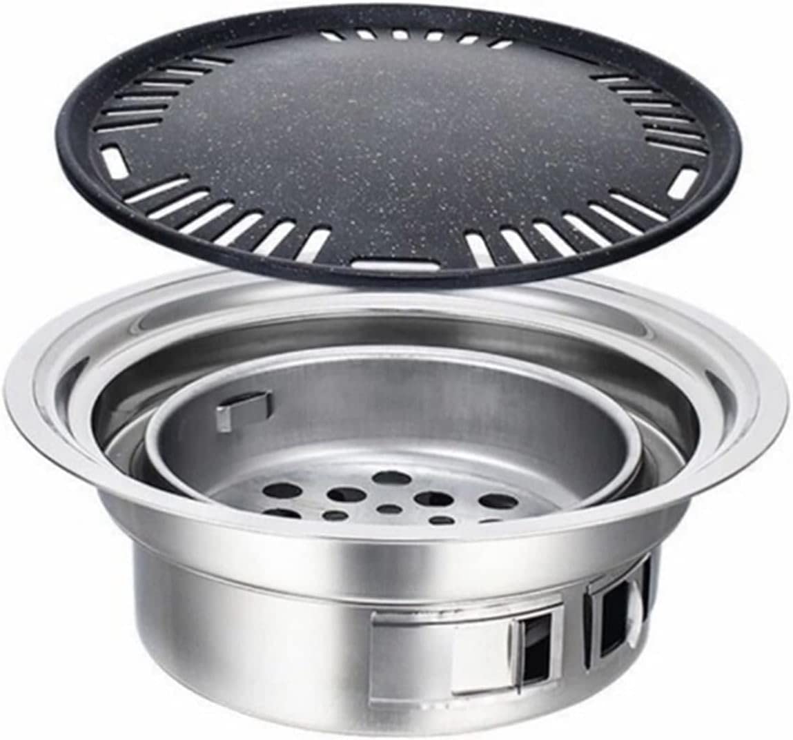 Grille węglowe Gorący grill Grill węglowy Przenośny Gospodarstwo domowe Koreański grill Okrągły Grill węglowy Grill kempingowy Kuchenka Na zewnątrz Wewnątrz