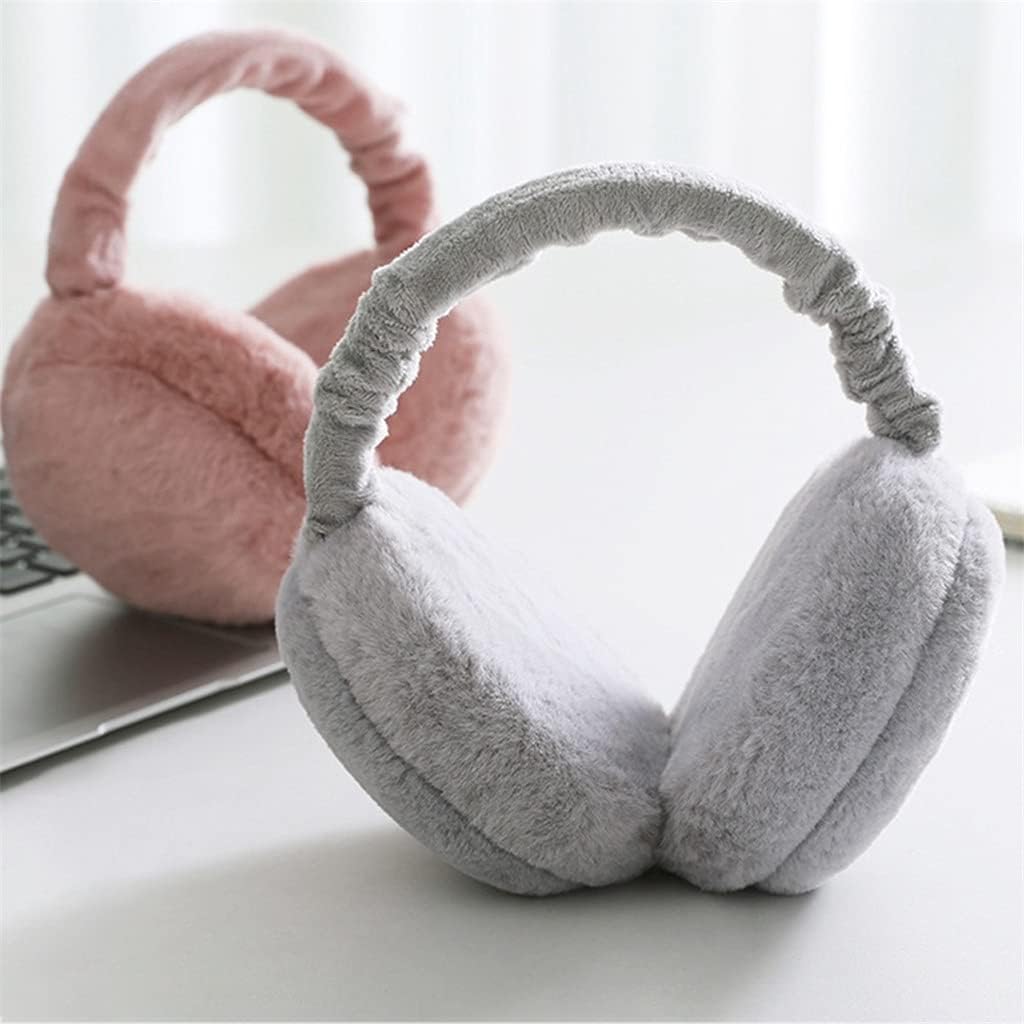 ZUMAHA Orejeras Plegables Orejeras de Invierno Cubierta de Oreja de Felpa Suave Auriculares cálidos Calentadores de oídos elásticos y cómodos