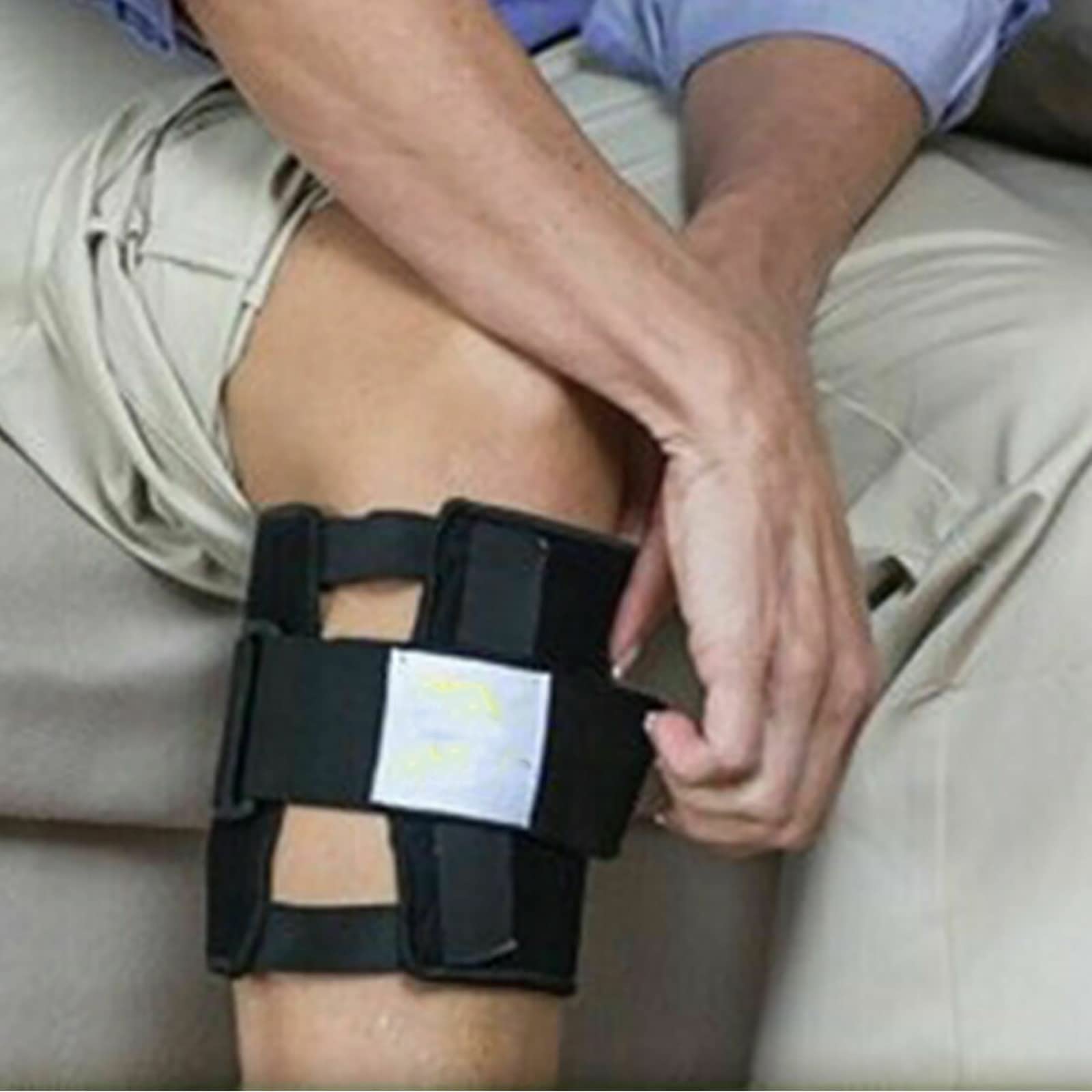 1/2 Stück Druckpunkt-Bandage, lindert Akupressur-Beine, Ischiasnerven, Ischias, Akupressur, Bein- und Rückenschmerzen, magnetische Therapie, Knie-Erholungspad für Männer und Frauen, 2 Stück