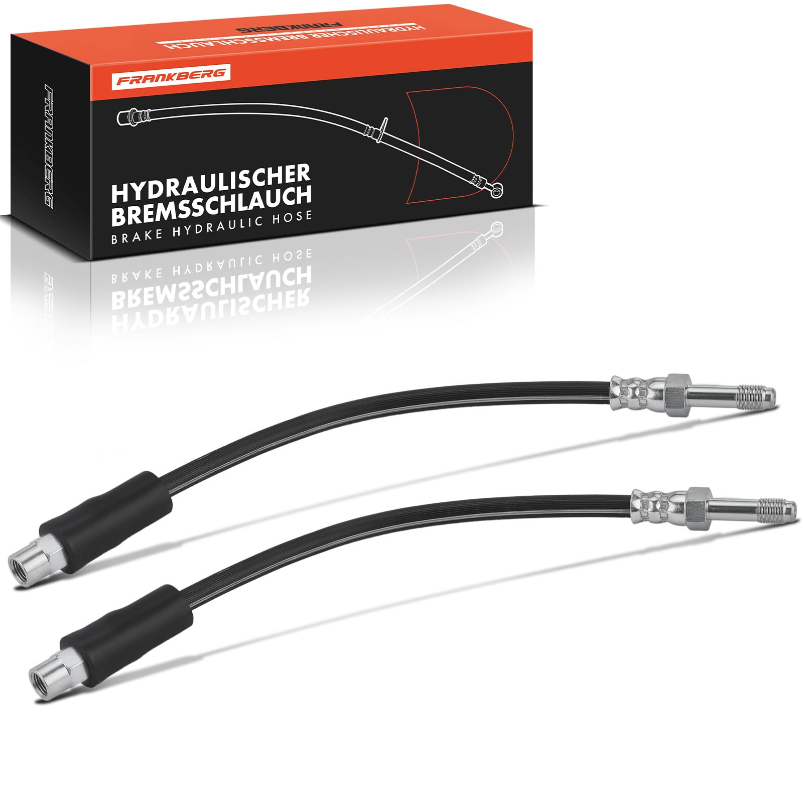Frankberg 2 flexibles de frein arrière gauche droit 34301165190 | Compatible avec: Série 5 E39, Série 5 Touring E39