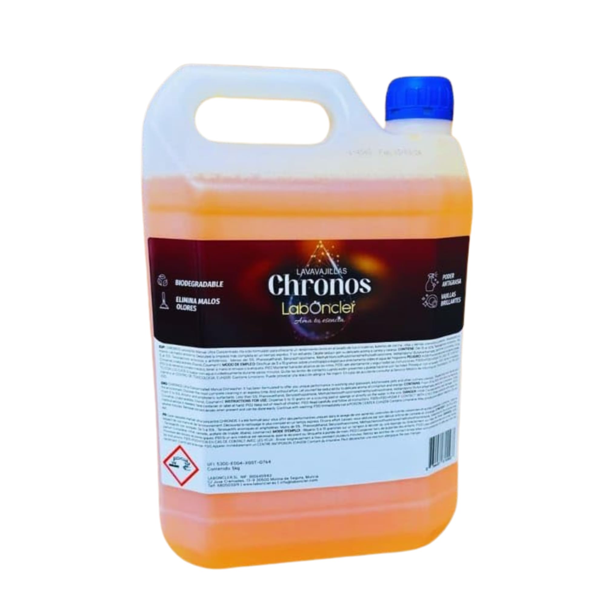 LAVAVAJILLAS CHRONOS CANELA BIDON 5 KG