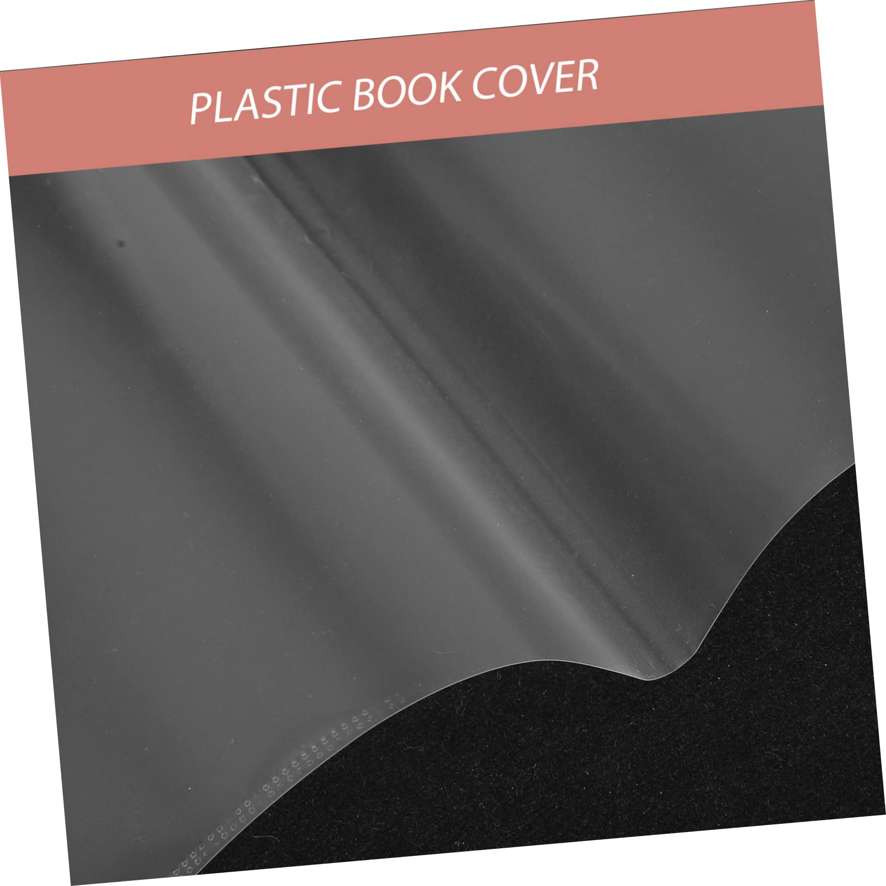 DOITOOL 80 Pezzi Copertine Trasparenti Protettive per Libri Scolastici Pellicola Resistente e Coprilibri Plastica Strappo per Studenti
