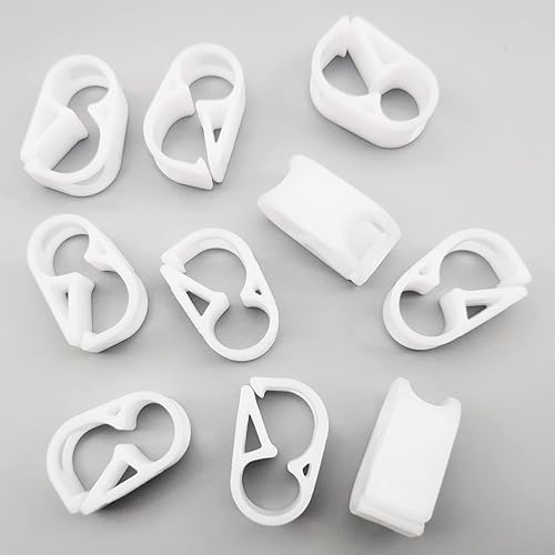 Miniatura 15 de Abrazaderas de tubo de plástico, abrazadera de tubo ajustable, resistente a altas temperaturas, válvula de pellizco de laboratorio