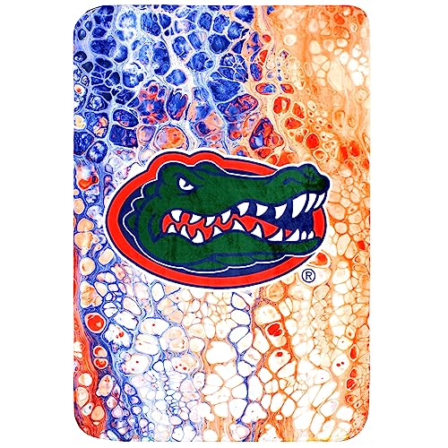 College Covers Everything Comfy Florida Gators Color Swept Soft Throw Blanket 42 x 60