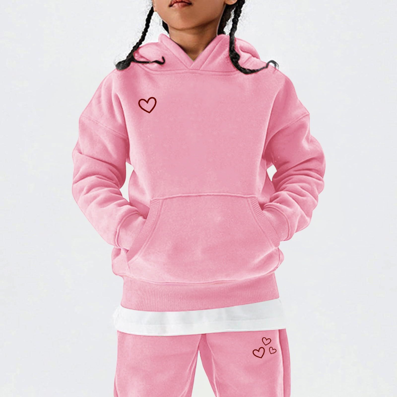 Generisch Trainingsanzug Kinder 164 Mädchen,Jogginghose Kinder 140 Rock