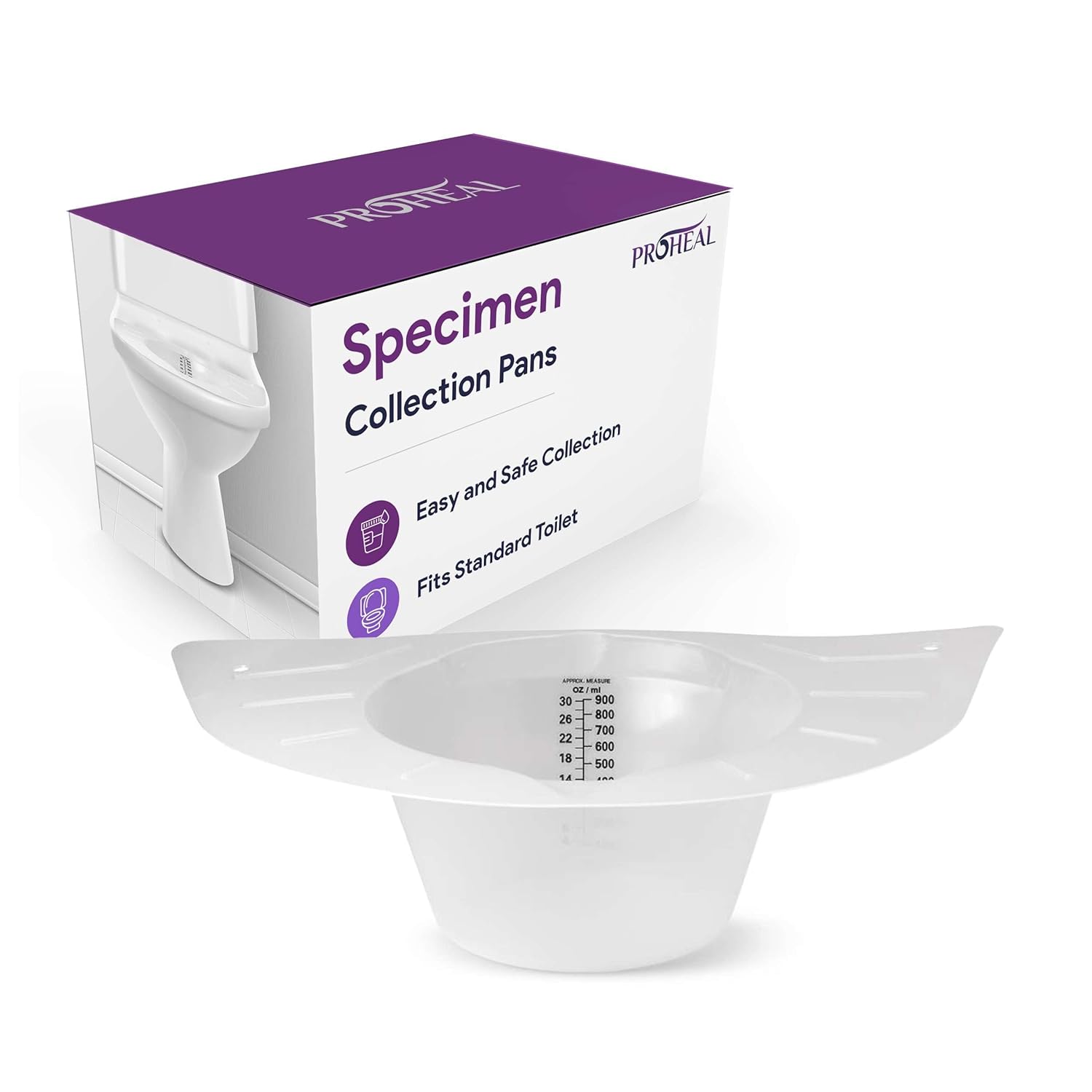 Urine Hats for Toilet - Reinforced Ribbing Stool Sample Collection Kit