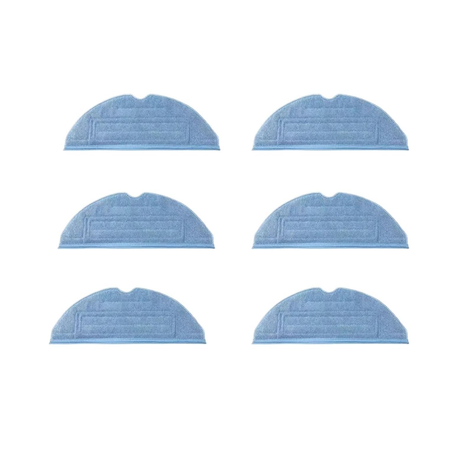 VIXWDRUTY Compatible For Roborock，S7 Max S7 Maxv T7Splus Vacuum Robot Replaceable Mop Cleaning Cloth Accessories(6PCS)