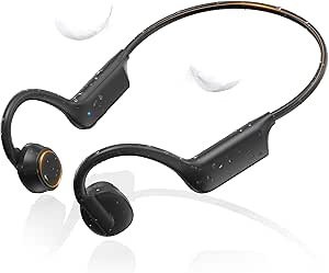 Bone Conduction Headphones,Sport for Running Cycling Hiking,Fast Charging,Open Ear Headphones Bluetooth 5.3 Wireless (Minimalist) asin的图片