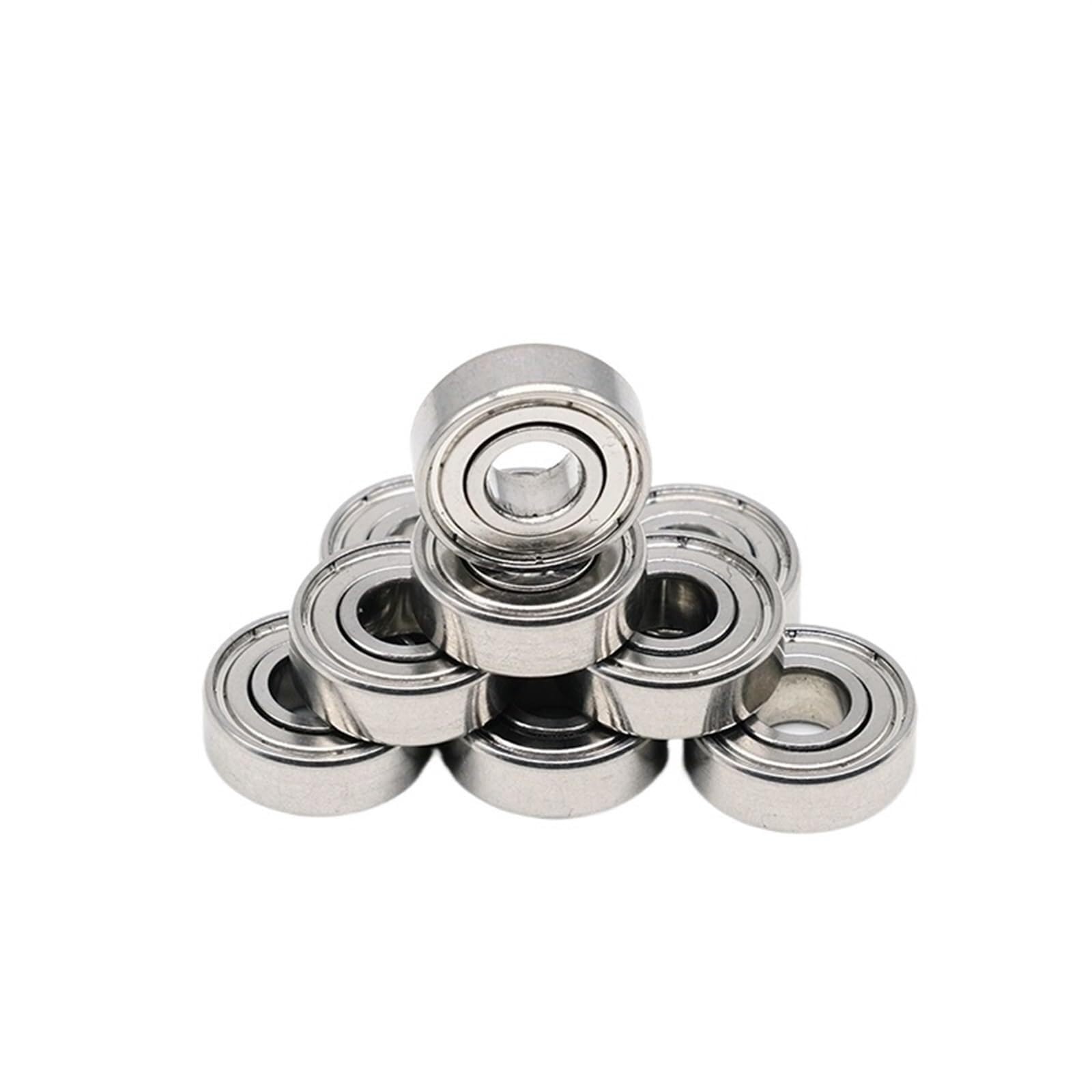 Bimetalowa uszczelka tarcza mikro łożysko zwykłe 10 szt. S625ZZ 5x16x5mm ABEC-7 kulkowe ze stali nierdzewnej