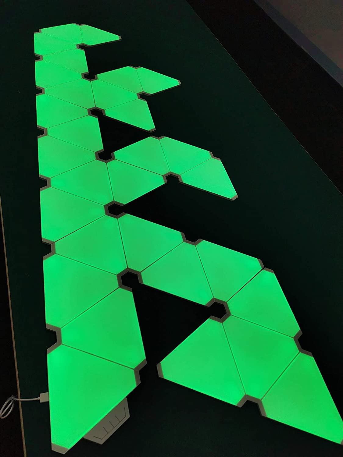 HEYWASAI Triangle Lights RGB LED Wall Lights, Works with Alexa