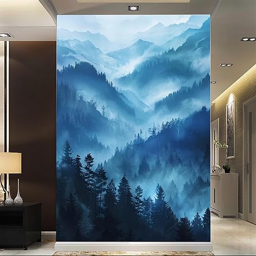 Vista 120 de Murales de pared de tamaño personalizado, paisaje nocturno de la ciudad de Dubai, murales de pared autoadhesivos extraíbles para despegar y pegar