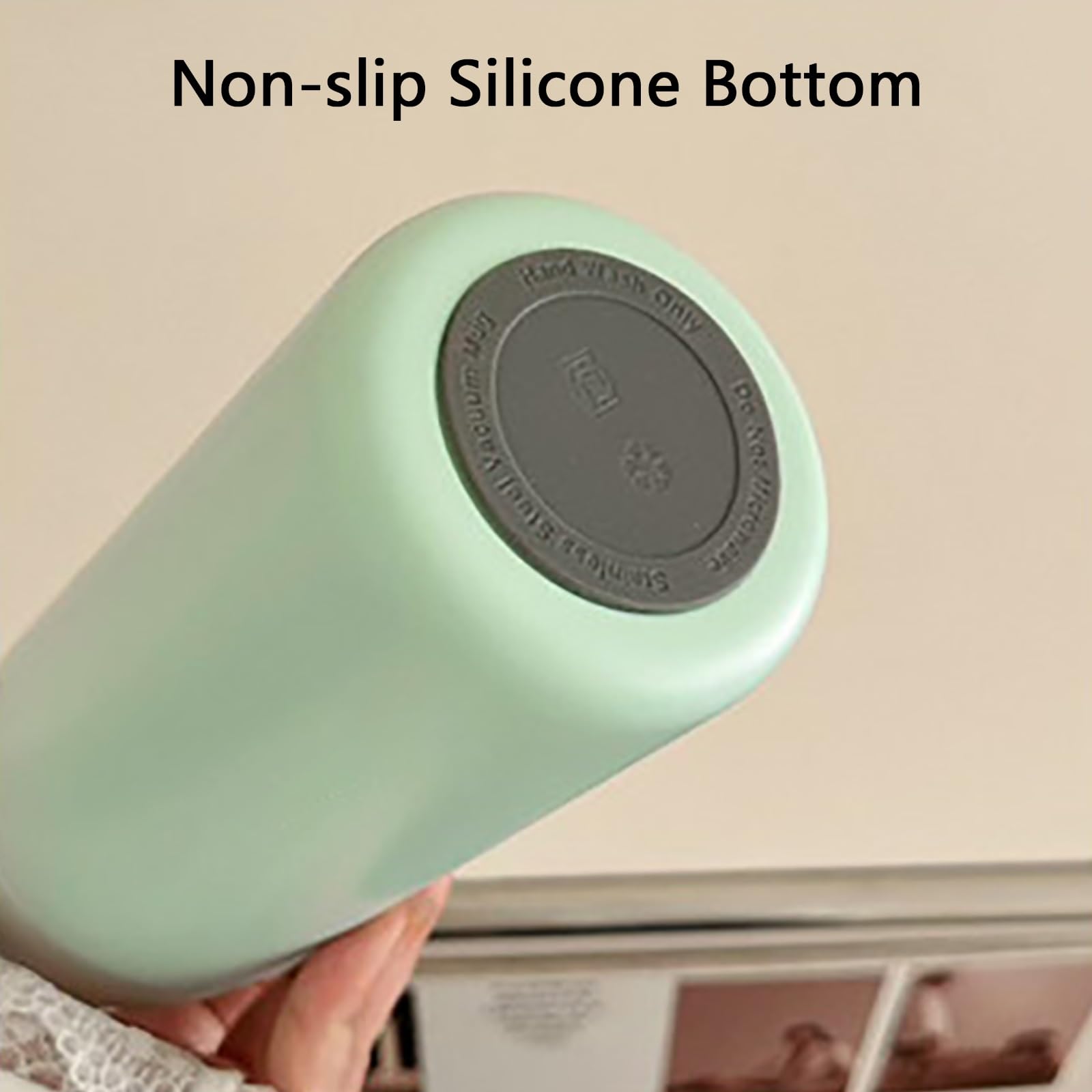 Taza Acero Inoxidable, Vaso Térmico, con Infusor de Té Integrado, Hermética y A Prueba de Fugas, Fácil de Transportar, Ideal para El Trabajo, La Escuela, El Deporte(White)