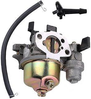 Motor Mower Carburetor Carb Fit for H-o-n-da GX120 GX160 GX168 GX200 5.5HP 6.5HP + Fuel Pipe Gasket Engine Generator Carburator Replacement Parts