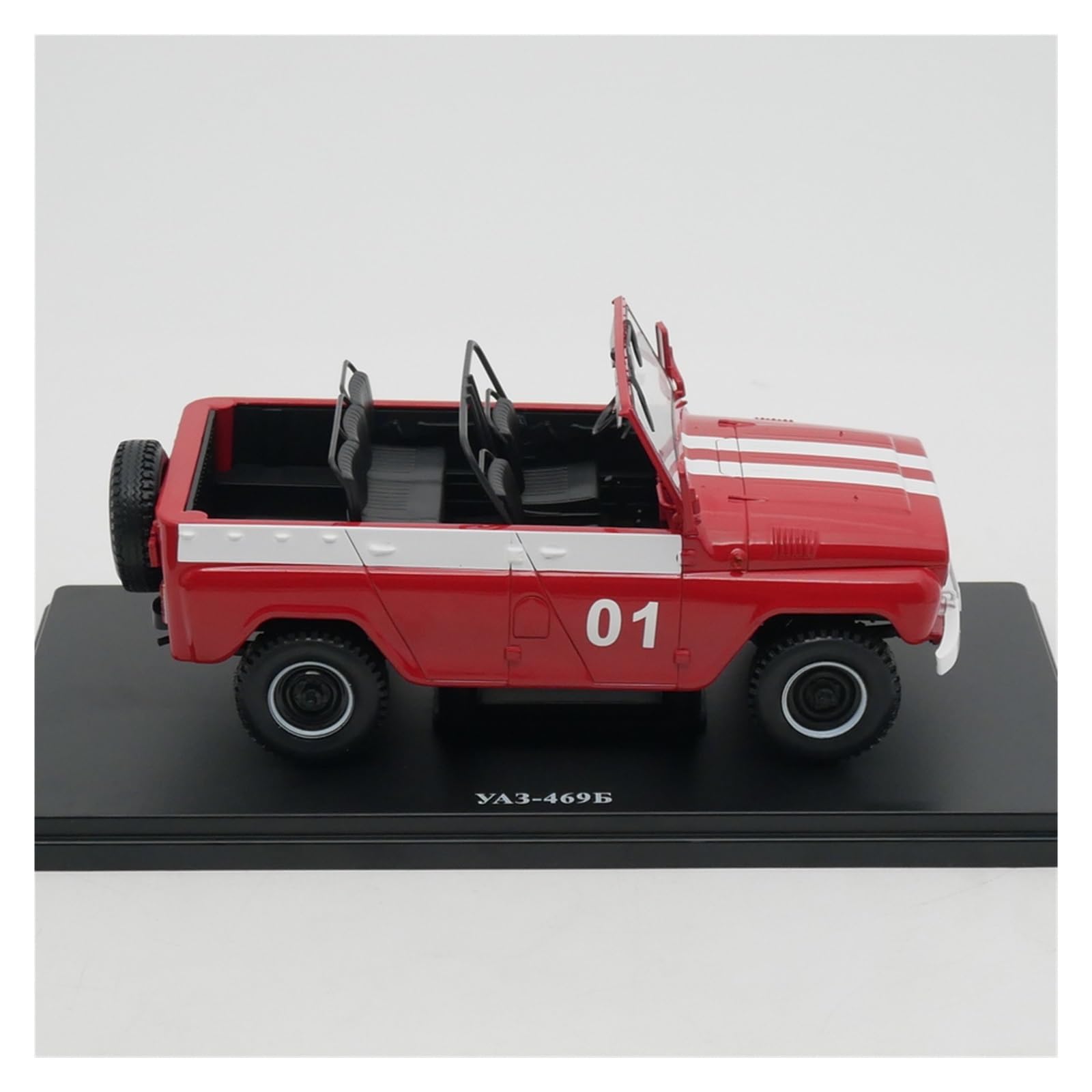 Metallo Scala Replica Rosso 1 24 Per 469B Convertible Off-road Vehicle Modello Di Auto In Lega Giocattolo In Metallo Da Collezione Per Adulti Hobby Veicoli Giochi Set