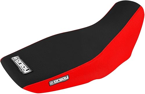 Miniatura 4 de Enjoy MFG Funda de asiento, compatible con Honda Grom 125 MSX125 2022 (lados negros, parte superior negra, varillas moradas) 331-HON-GROM