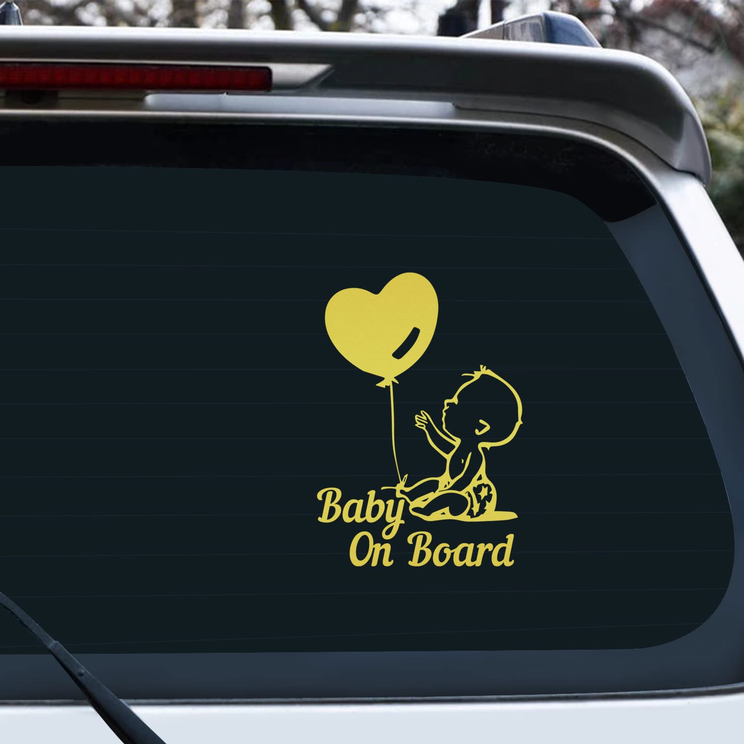 Autocollant de voiture Baby in The Car pour rassurer vos trajets quotidiens avec bébé