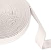 Cotton Twill Tape in Beige,50 Yards 1 Inch Soft Herringbone Cotton Ribbon, Bunting Natural 100% Cotton Bias Tape Garment Accessories for Packing Sewing Dressmaking DIY Crafts
