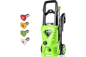 Homdox Electric Pressure Washer with 5 Nozzles and 20ft Hose, Top-Notch Cleaning Machine