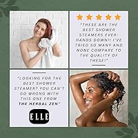 Vista 4 de Cold Kicker - Vaporizadores de ducha para alivio – Hecho en Estados Unidos – Tabletas de bomba de ducha de menta y eucalipto – Regalo del día de San