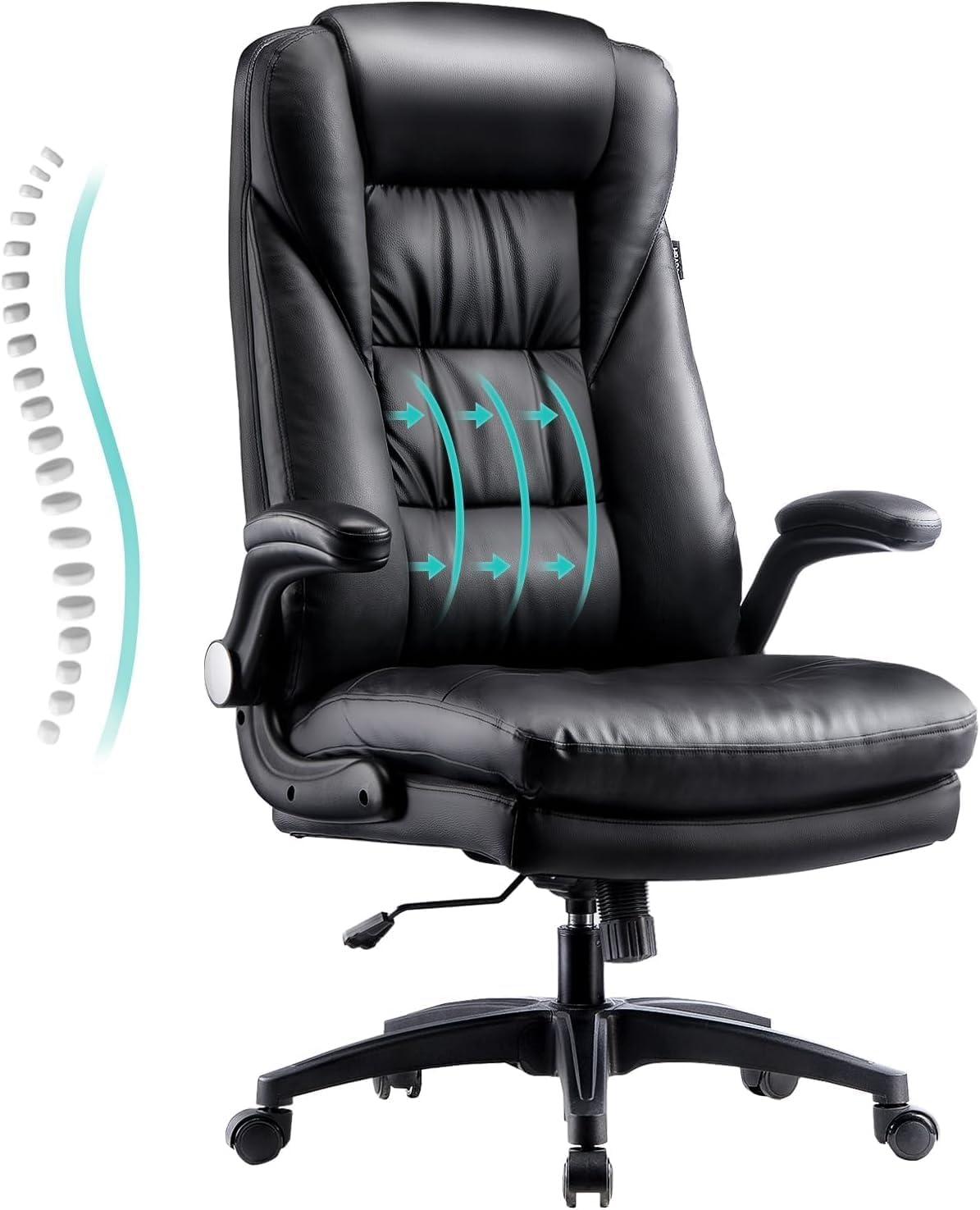 Hbada Ergonomic Executive Office Chair, HighBack PU Leather Swivel