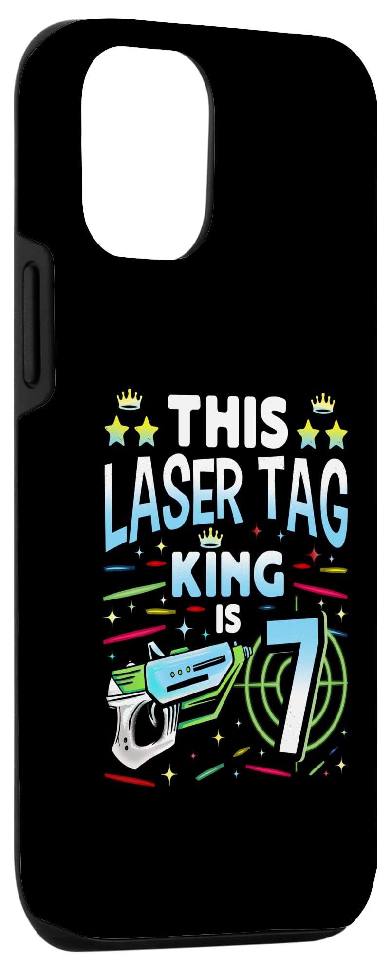 iPhone 13 Laser Tag King Is 7 Funny Boy Lazer Tag Indoor Lasertag Case - Image 3